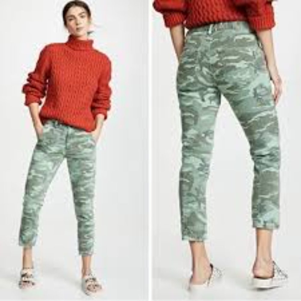 AMO Slouch Trouser in Spring Camo